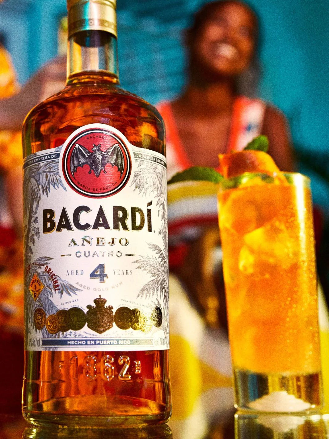 BACARDI 4 ANEJO CUATRO 40% 6X700ML
