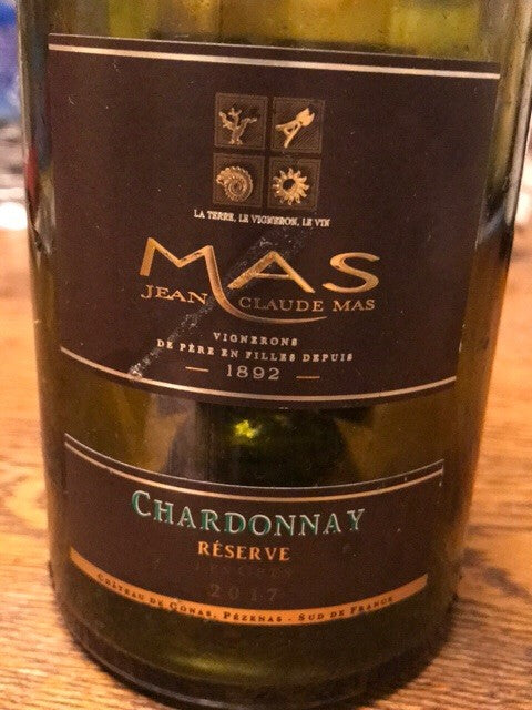 Ruou vang Jean Claude Mas Chardonnay Reserve Les Gres