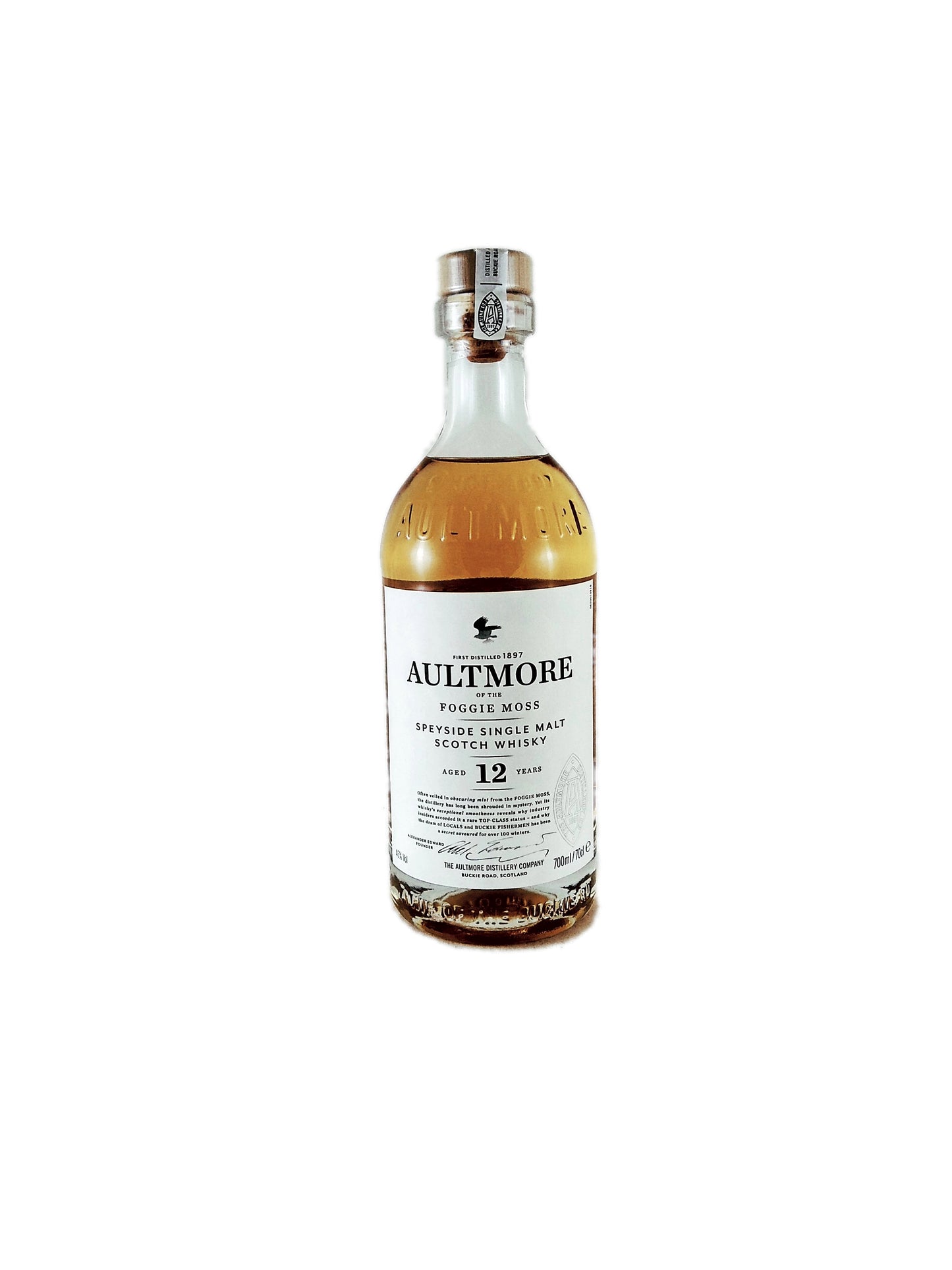 AULTMORE 12 YEARS OLD SINGLE MALT SCOTCH WHISKY 46% 6X700ML