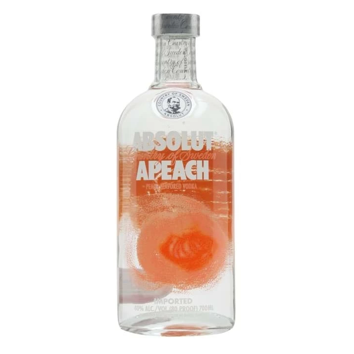 ABSOLUT APEACH VODKA 12X70CL