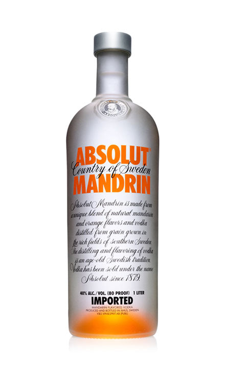 ABSOLUT MANDRIN VODKA 12X70CL