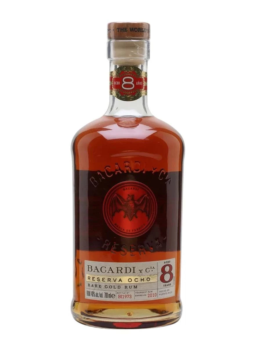 BACARDI RESERVA OCHO 40% 6X700ML