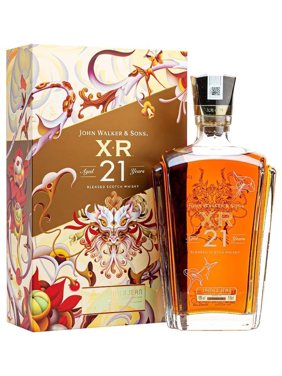 John Walker & Sons XR aged 21 years James Jean Limited Edition Design 40% 750ml 06x01-CNY F24