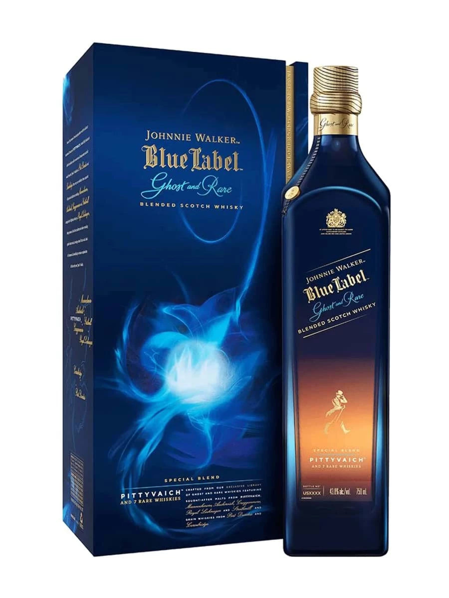 JW Blue Label Ghost and Rare Pittyvaich 43.8% 750ml 03x01