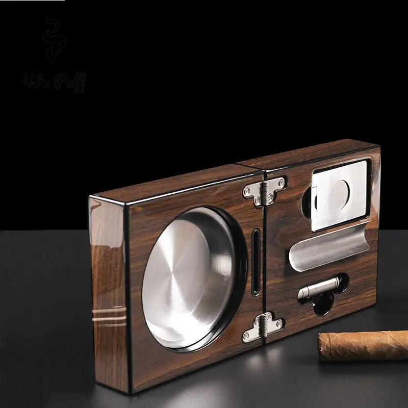 Đồ Gạt Tàn Thuốc và Đồ Cắt Cigar, Gỗ Cao Cấp