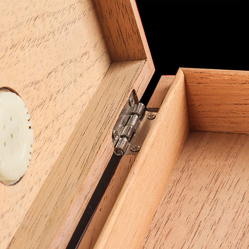 Cedar Wood Cigar Box Case Cigar Humidor Box Case Cigar Humidifier Hygrometer Cigar Humidor Sigaren Box Cigar Storage Box Case