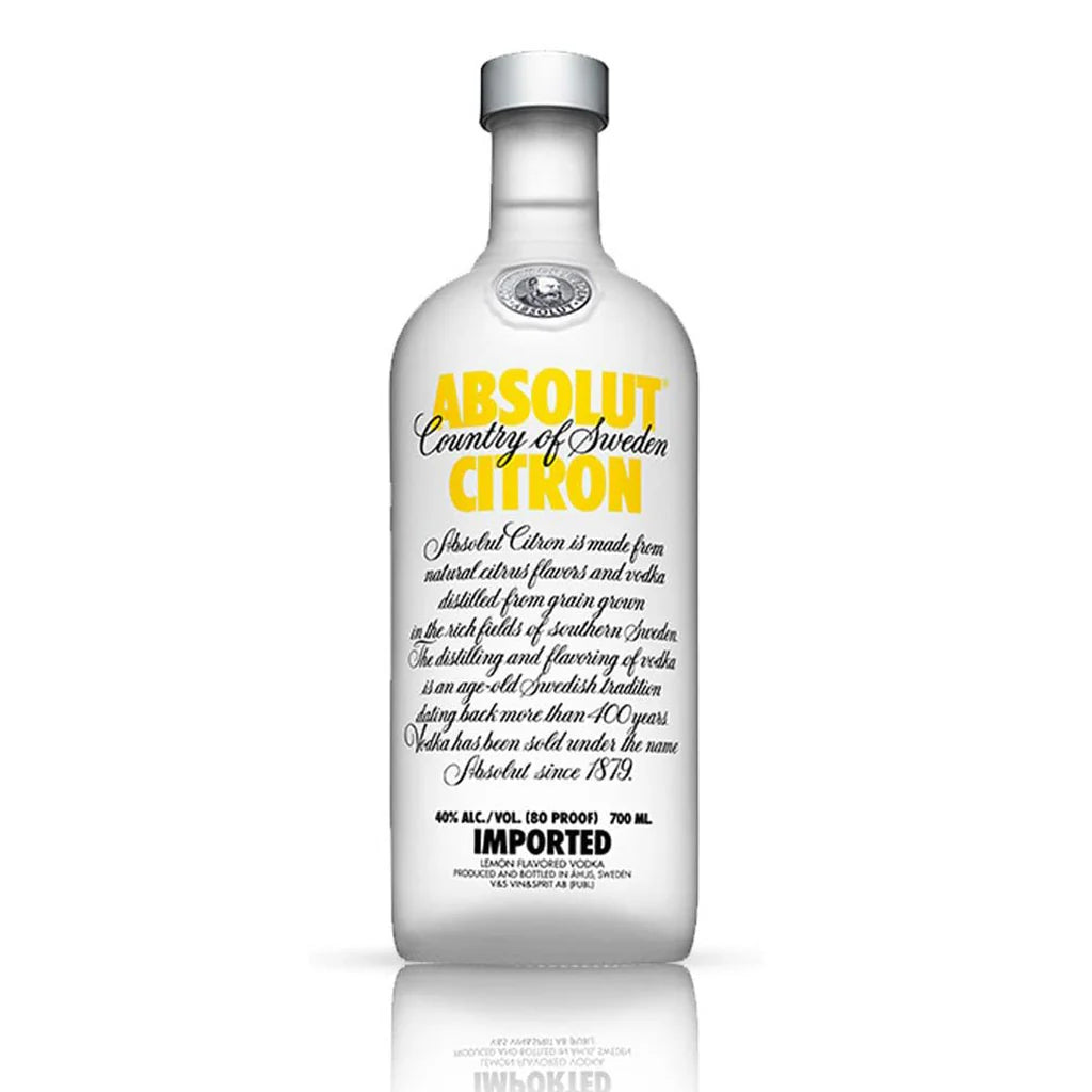 ABSOLUT CITRON VODKA 12X70CL