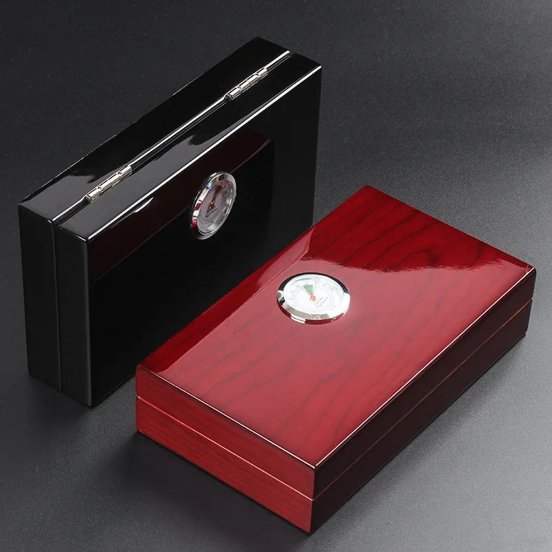 Cedar Wood Cigar Box Case Cigar Humidor Box Case Cigar Humidifier Hygrometer Cigar Humidor Sigaren Box Cigar Storage Box Case