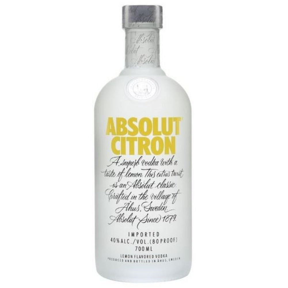 ABSOLUT CITRON VODKA 12X70CL