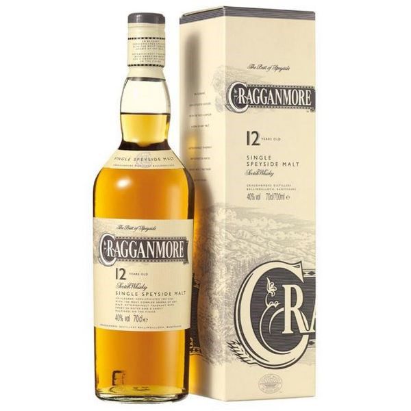 Cragganmore 12 Years Old Spreyside Single Malt Scotch Whisky 40%