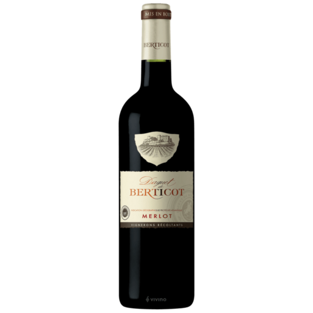 DAGUET DE BERTICOT MERLOT |750 ML|12.5% ABV