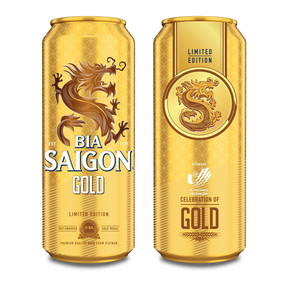 THÙNG BIA SAIGON GOLD 18 LON |330 ML|4.6% ABV