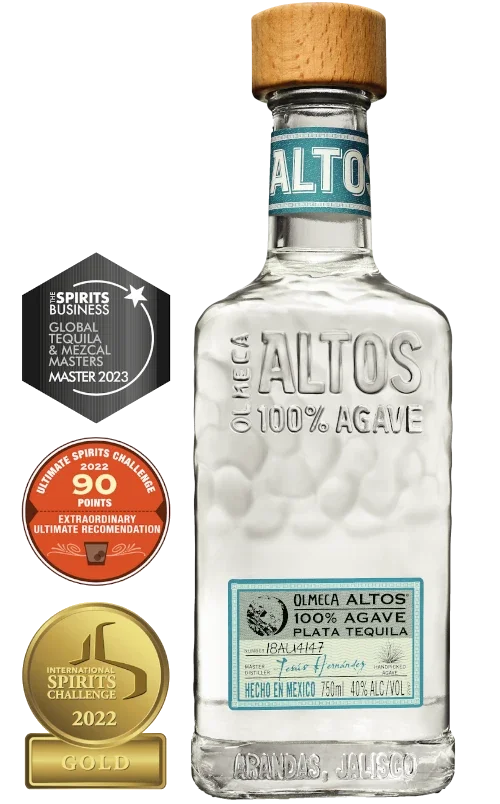 OLMECA ALTOS PLATA TEQUILA |700 ML|38% ABV