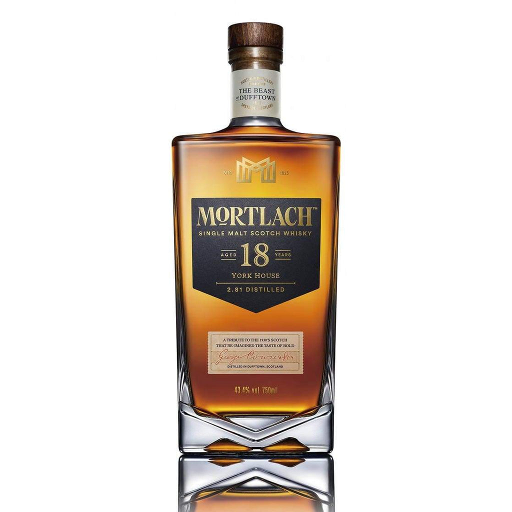 Mortlach aged 18 years Single Malt Scotch Whisky 43.4% 750ml 06x01