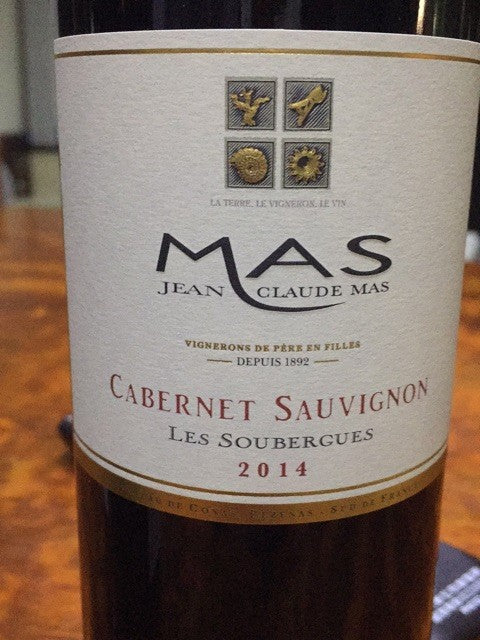 Ruou vang Jean Claude Mas Les Soubergues Cabernet Sauvignon