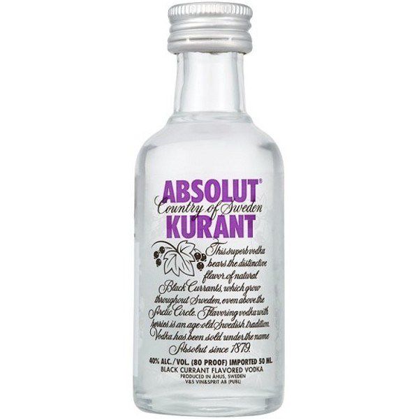 ABSOLUT KURANT VODKA 120X5CL