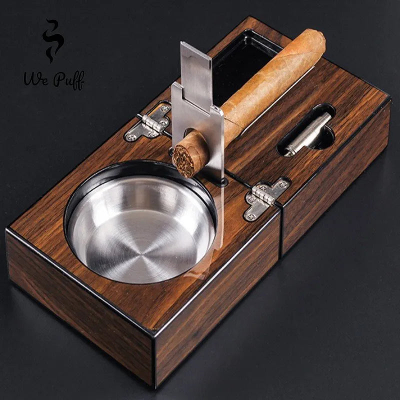 Đồ Gạt Tàn Thuốc và Đồ Cắt Cigar, Gỗ Cao Cấp