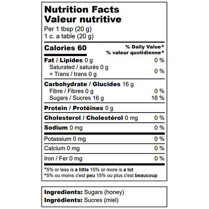 Mật Ong Sữa Organic-Canada-1KG