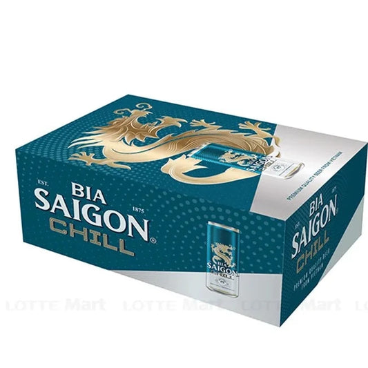 THÙNG BIA SAIGON CHILL 24 LON |330 ML|4.6% ABV