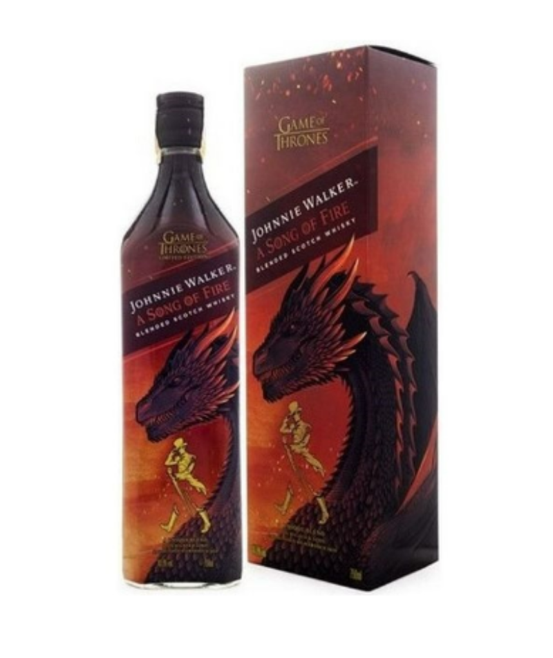 JOHNNIE WALKER A SONG OF FIRE W/BOX |750 ML|40.8% ABV