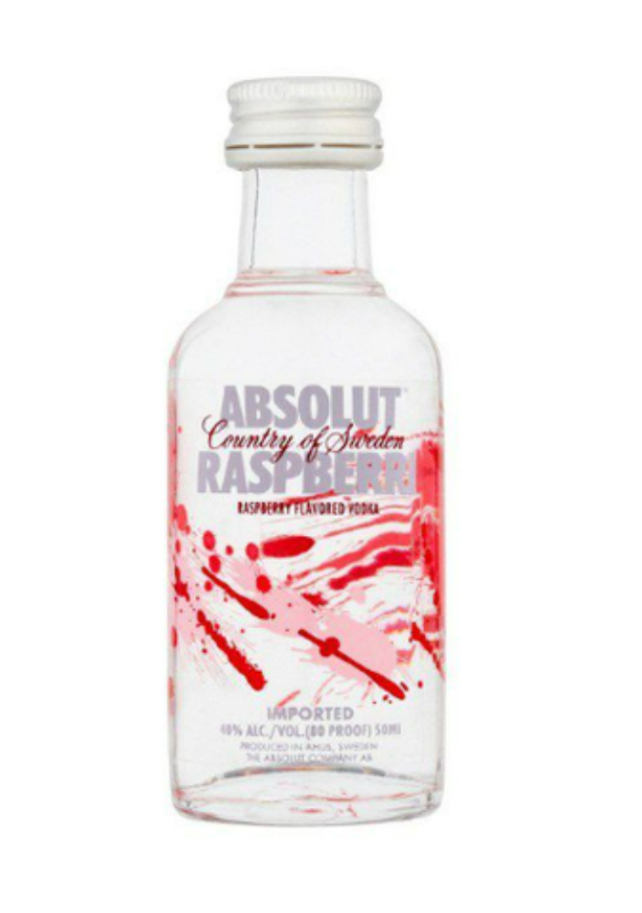 ABSOLUT RASPBERRI VODKA 120X5CL