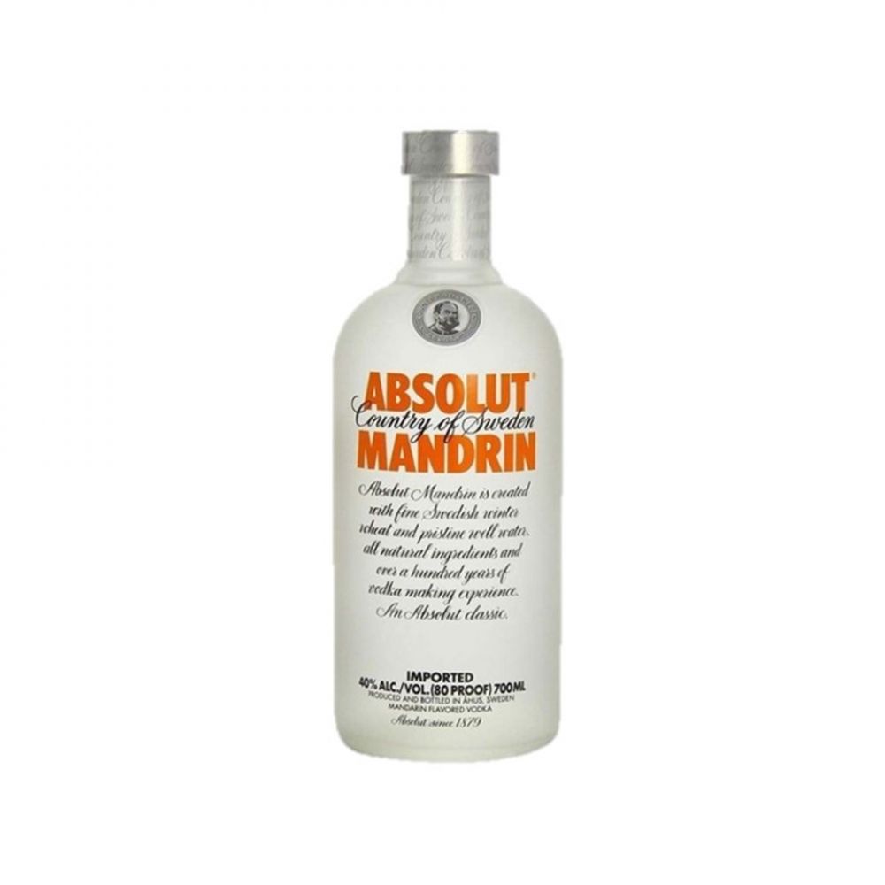 ABSOLUT MANDRIN VODKA 12X70CL