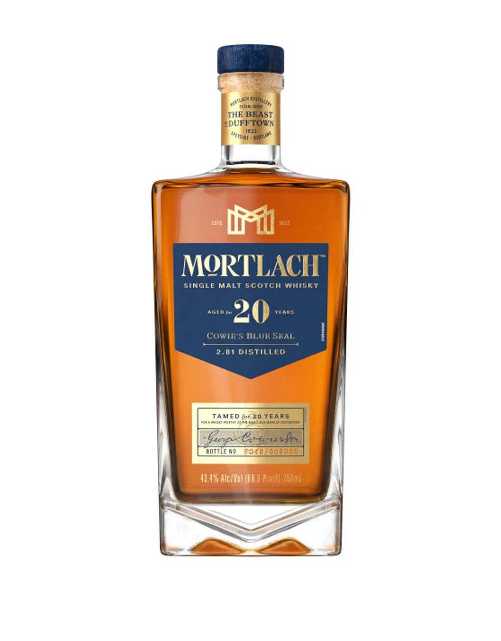 Mortlach aged 20 Years Single Malt Scotch Whisky 43.4% 70cl 04x1 Wooden Box F21