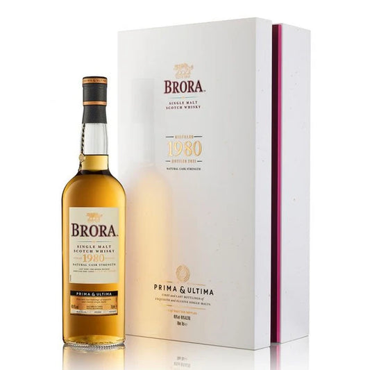 Brora 1980 Aged 40 Years Single Malt Scotch Whisky Natural Cask Strength 49.4% 700ml 01x01