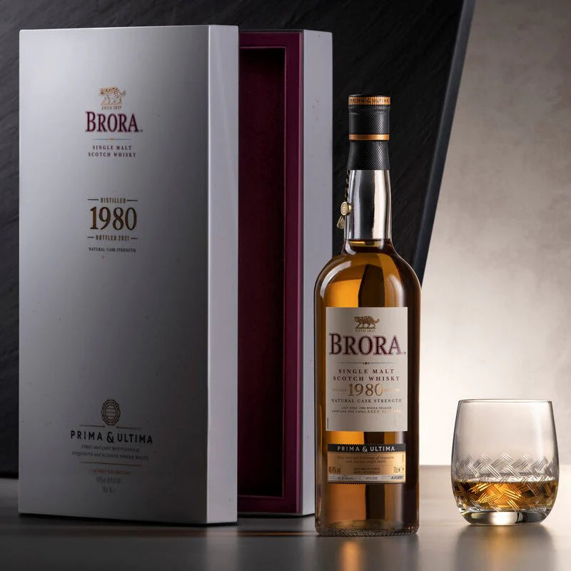 Brora 1980 Aged 40 Years Single Malt Scotch Whisky Natural Cask Strength 49.4% 700ml 01x01