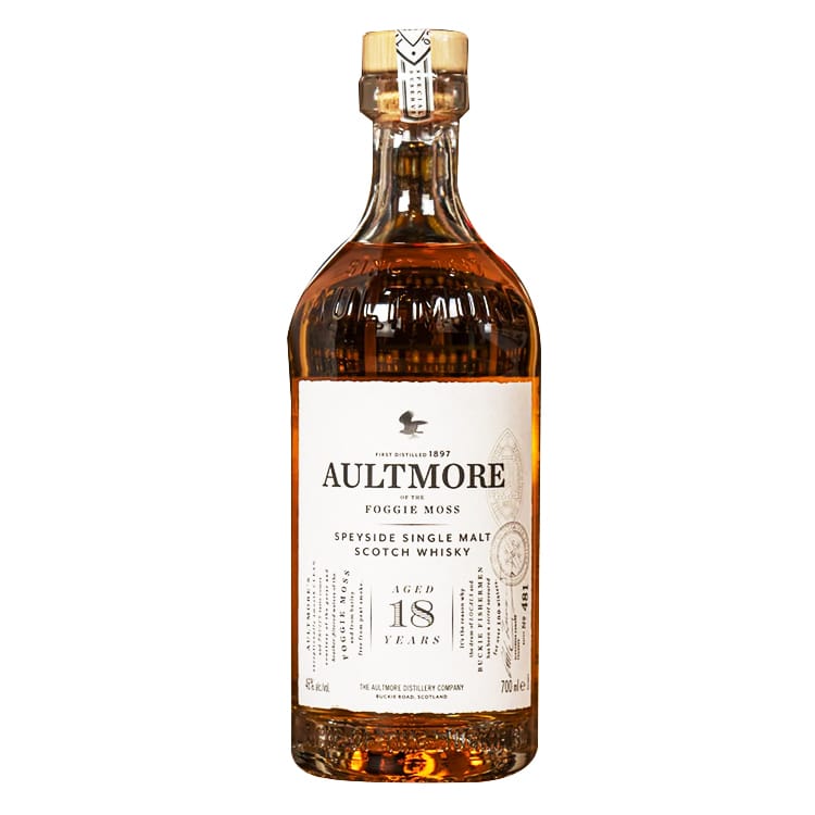 AULTMORE 18 YEARS OLD SINGLE MALT SCOTCH WHISKY 46% 6X700ML