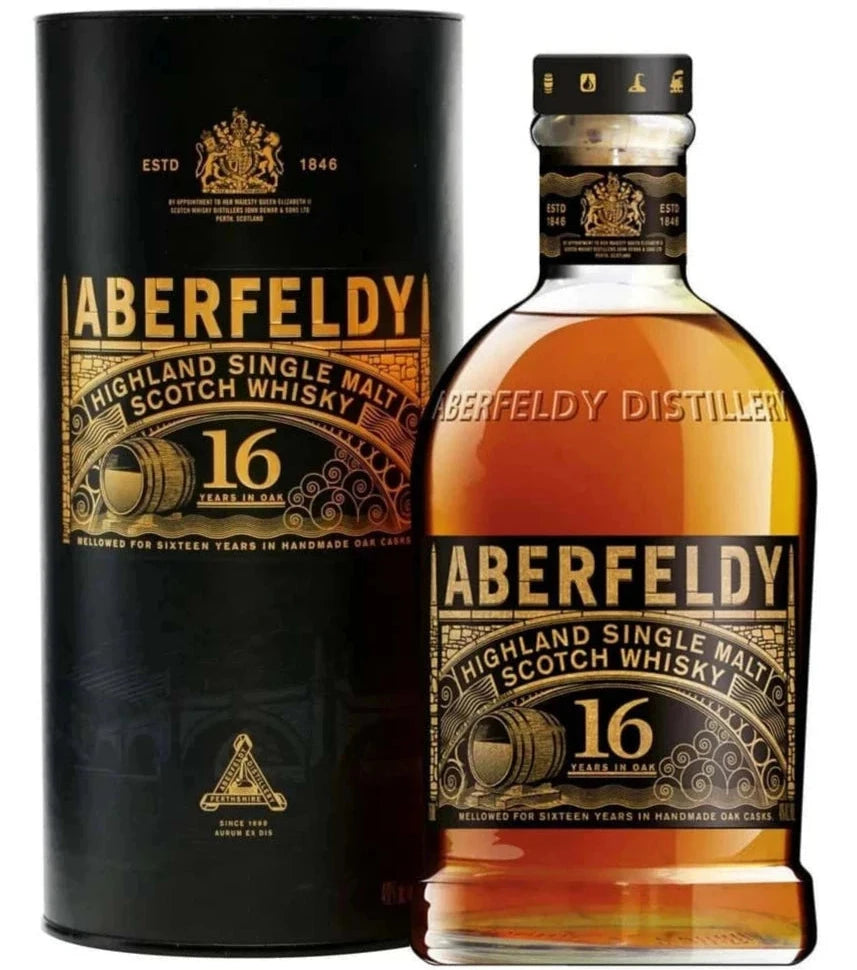 ABERFELDY 16 YEARS OLD SINGLE MALT SCOTCH WHISKY 40% 6X700ML