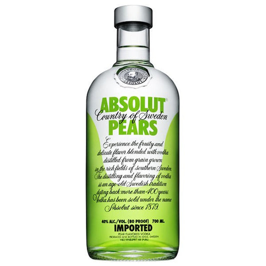 ABSOLUT PEARS 12X70CL