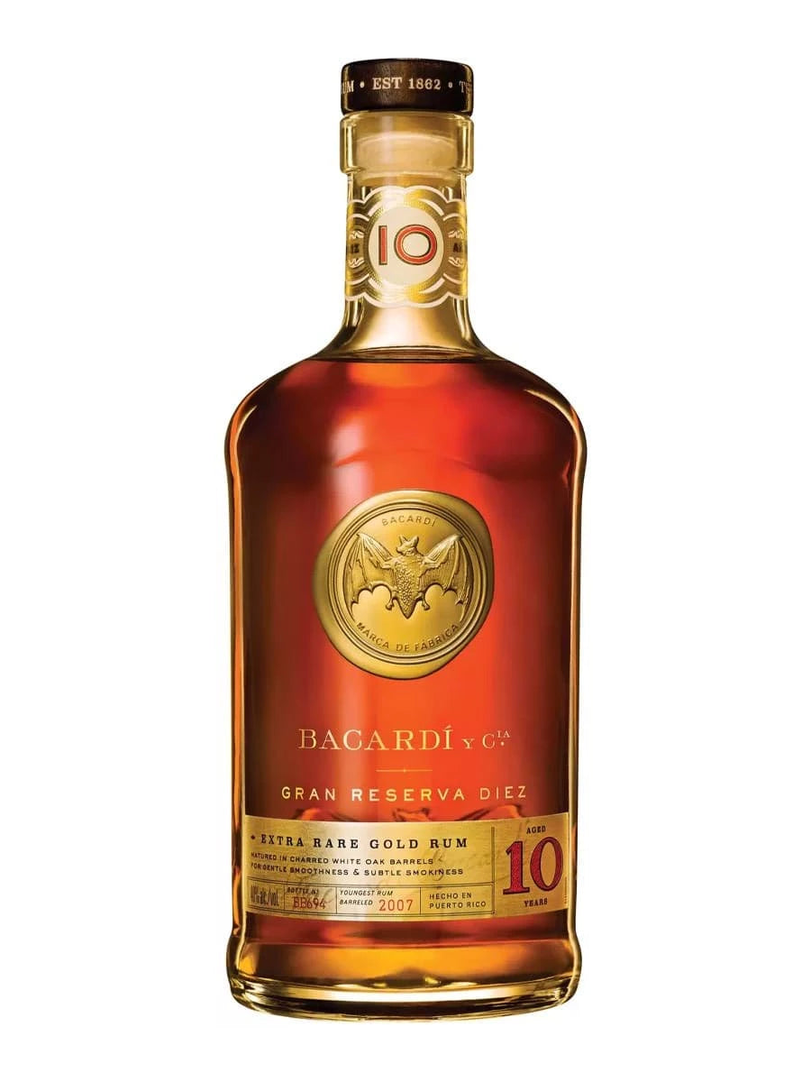 BACARDI GRAN RESERVA DIEZ RUM 40% 6X700ML