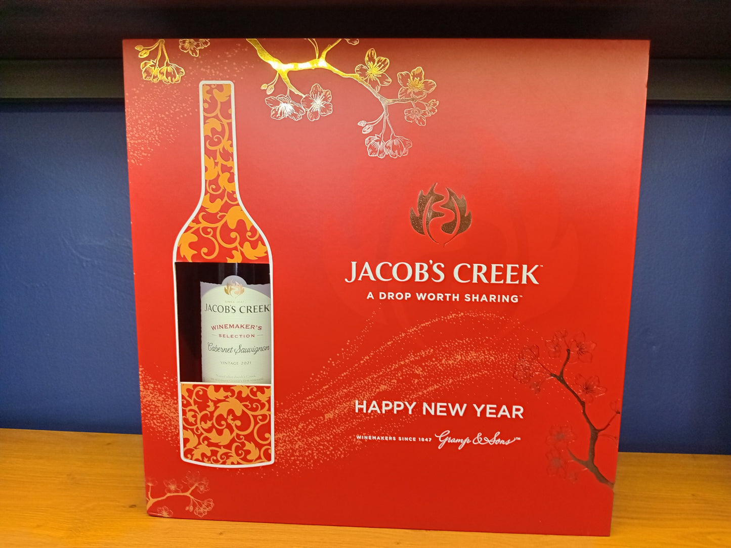 Jacob Creek Cabemet Sauvignon WMS  SINGLE (1c) 750ml (Gift Box F24)