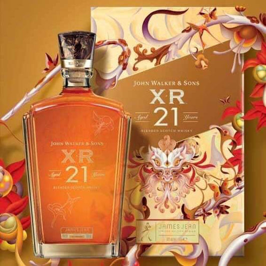 John Walker & Sons XR aged 21 years   James Jean Limited Edition Design 40% 750ml 06x01-CNY F24