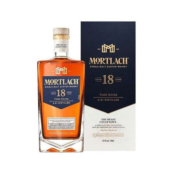 Mortlach aged 18 years Single Malt Scotch Whisky 43.4% 750ml 06x01