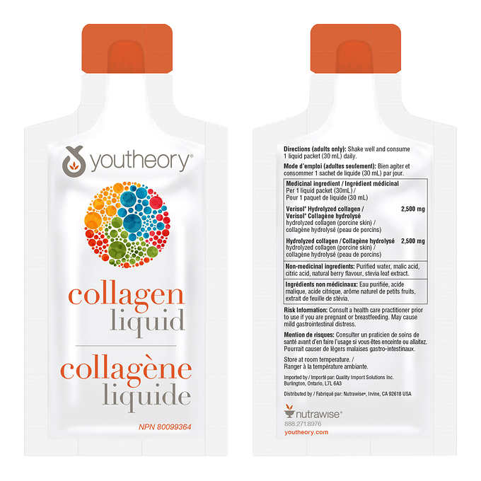 Nước Uống Collagen Youtheory-24 Gói