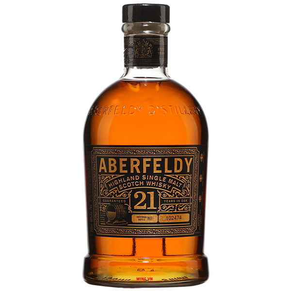 ABERFELDY 21 YEARS OLD SINGLE MALT SCOTCH WHISKY 40% 4X750ML