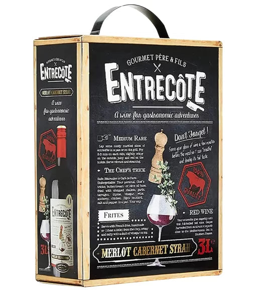 Ruou vang Entrecote Merlot Cabernet Sauvignon 3L