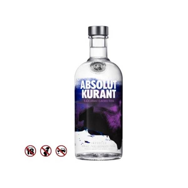 ABSOLUT KURANT VODKA 12X70CL