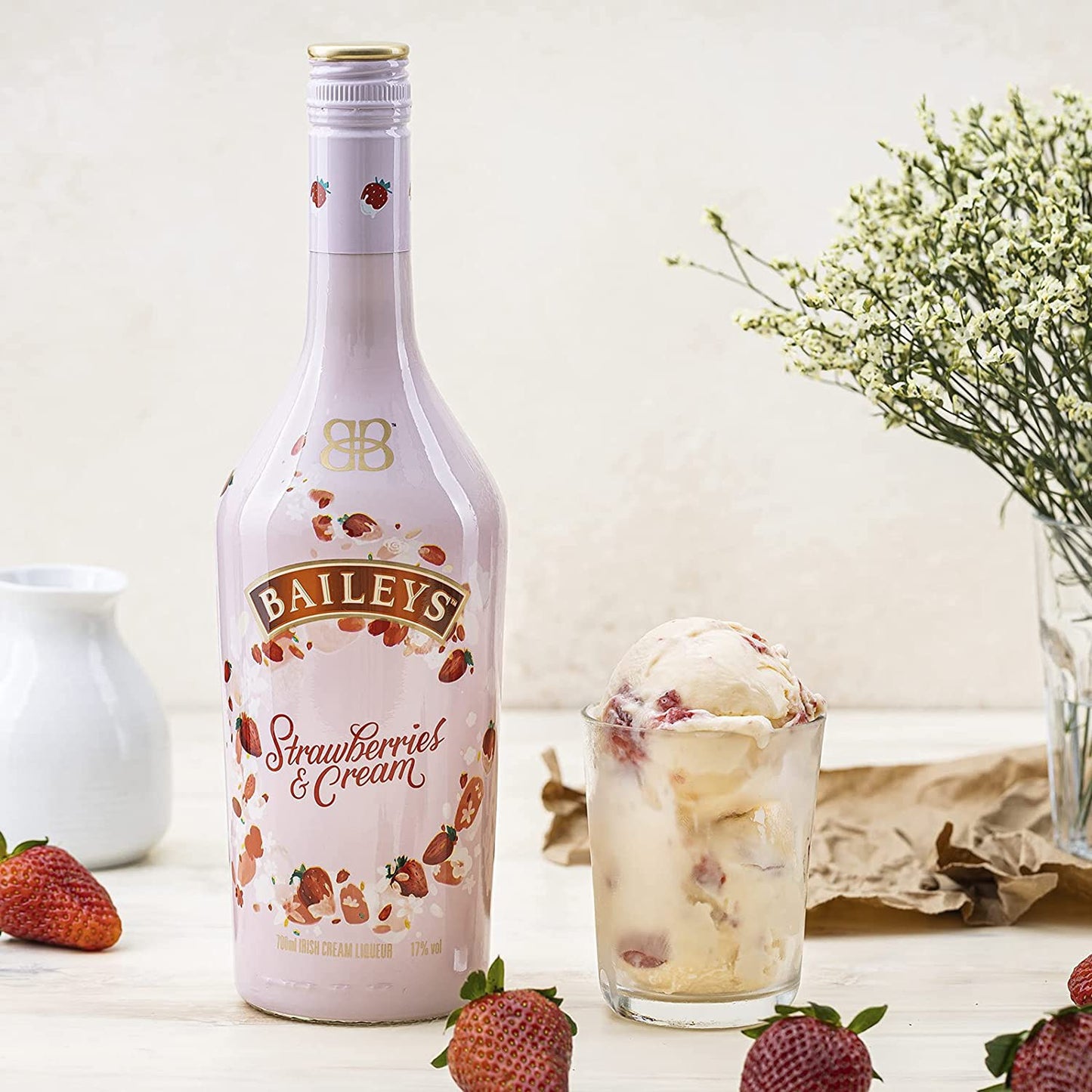 Baileys Strawberries Cream Irish Cream Liqueur 17% 700ml 12x01 70cl