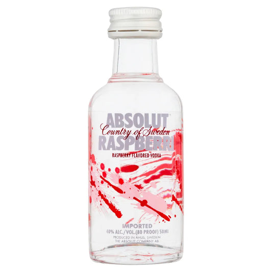 ABSOLUT RASPBERRI VODKA 120X5CL