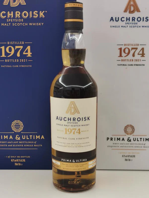 Auchroisk 1974 Aged 47 Years Speyside Single Malt Scotch Whisky Natural Cask Strength 48.7% 700ml 01x01