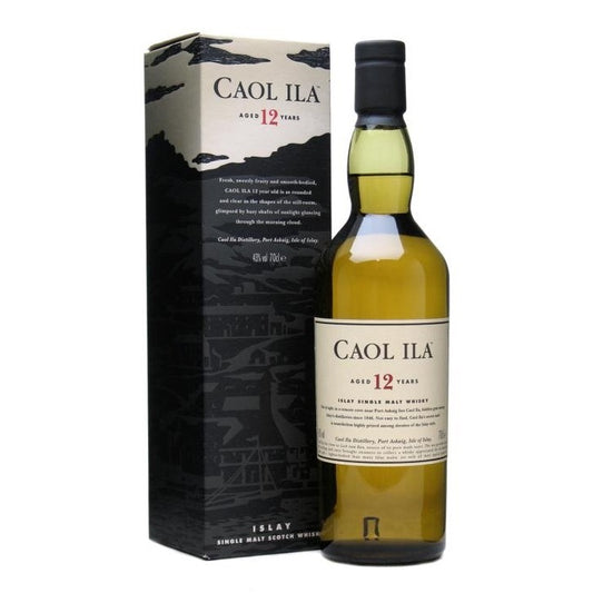 Caol Ila Aged 12 Years Islay Single Malt Scotch Whisky 43%