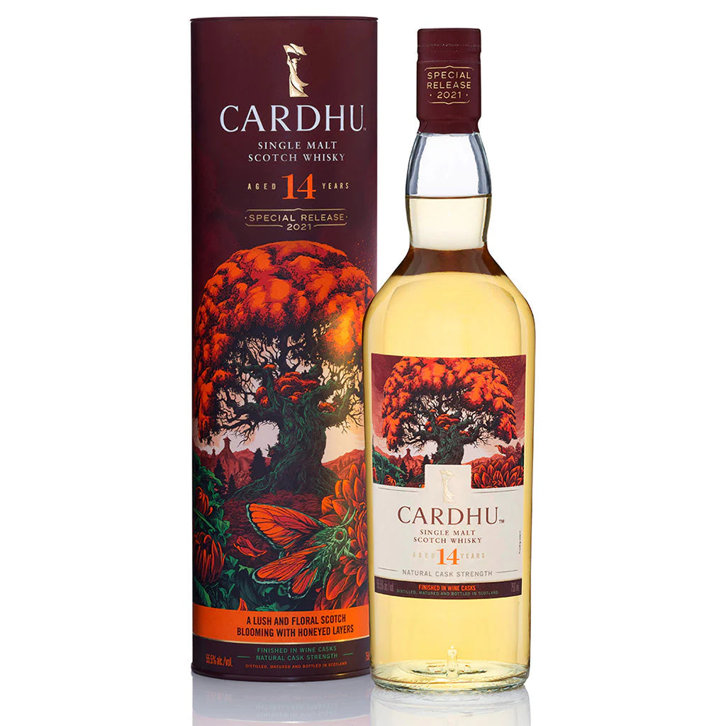 Cardhu Aged 14 Years Single Malt Scotch Whisky Natural Cask Strength 55.5% 700ml (SR22)