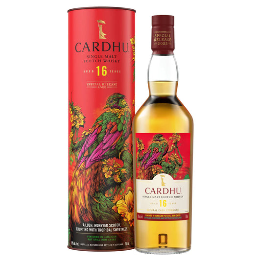 Cardhu - Aged 16 Years Single Malt Scotch Whisky Natural Cask Strength 58% 700ml - SR23