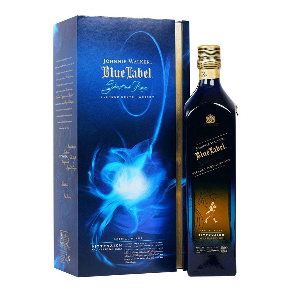 JOHNNIE WALKER BLUE LABEL GHOST AND RARE PITTYVAICH |750 ML|43.8% ABV