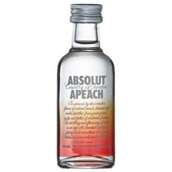 ABSOLUT APEACH VODKA 120X5CL