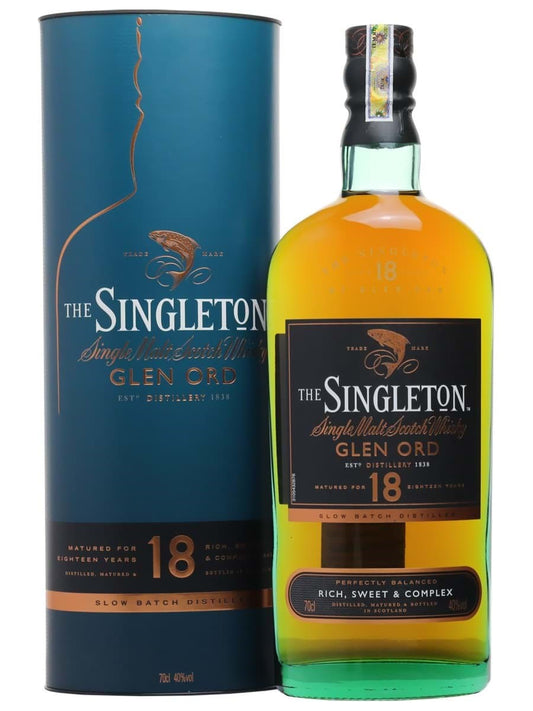 The Singleton aged 18 Years Single Malt Scotch Whisky Dufftown 40% 700ml 06x1 GB F22