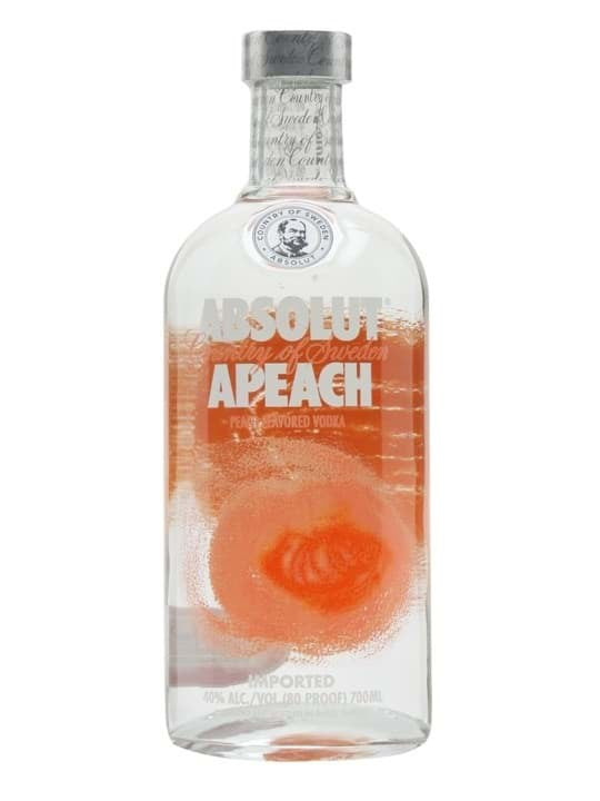 ABSOLUT APEACH VODKA 12X70CL